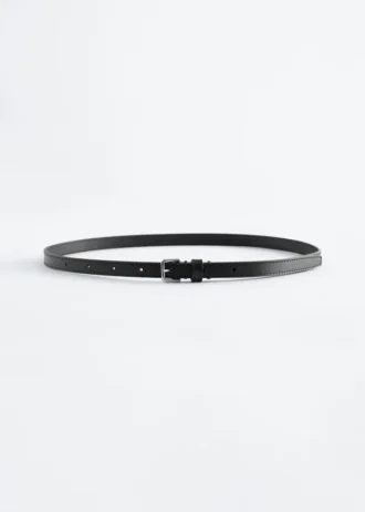 Cintura sottile in pelle