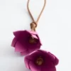 Ciondolo per borsa a forma di fiore