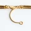 Collana a doppia catena con pietre