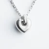 Collana con ciondolo a forma di cuore
