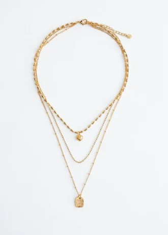 Collana con ciondolo a strati