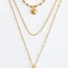 Collana con ciondolo a strati