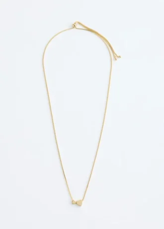 Collana con perline a forma di cuore