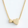 Collana con perline a forma di cuore