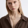 Collana Lariat con dettaglio a nodo