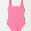 Costume da bagno con fiocchi testurizzati