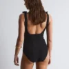Costume da bagno con fiocchi testurizzati