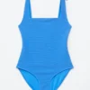 Costume da bagno con fiocchi testurizzati