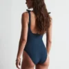 Costume da bagno con fiocchi testurizzati