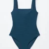 Costume da bagno con fiocchi testurizzati