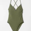 Costume da bagno con scollo a V