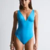 Costume da bagno con scollo a V