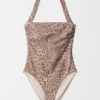 Costume da bagno con scollo all’americana