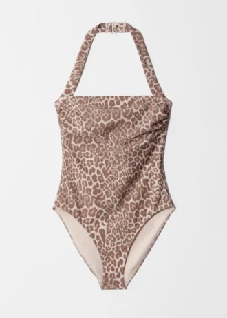 Costume da bagno con scollo all’americana