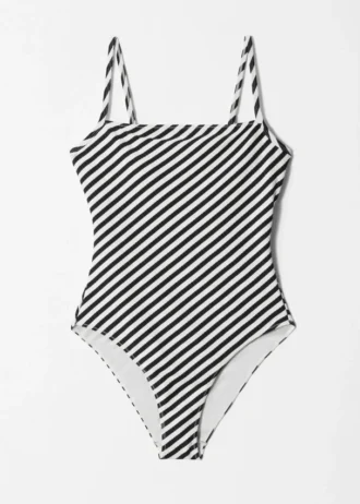 Costume da bagno con scollo dritto