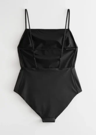 Costume da bagno con spalline e schiena scoperta