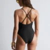 Costume da bagno con spalline incrociate sulla schiena