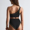 Costume da bagno monospalla con cut-out