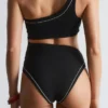 Costume da bagno monospalla con cut-out