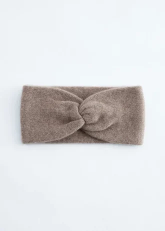 Fascia in cashmere con nodo intrecciato