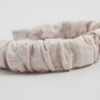 Fascia per capelli Alice in lino arricciato