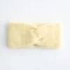 Fascia per capelli con intreccio frontale in misto mohair