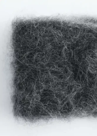 Fascia per capelli con intreccio frontale in misto mohair
