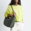 Felpa oversize in jersey di cotone