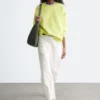 Felpa oversize in jersey di cotone