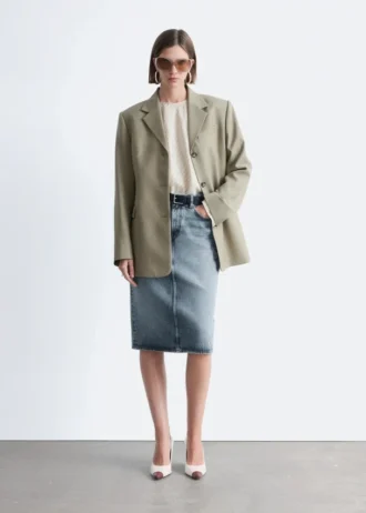 Giacca blazer affusolata