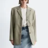 Giacca blazer affusolata