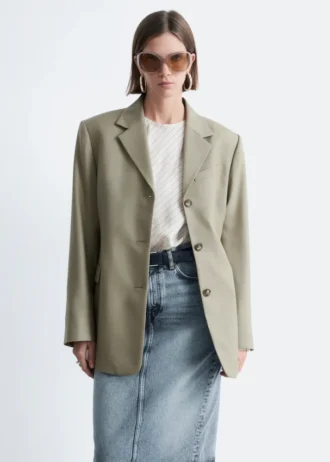 Giacca blazer affusolata