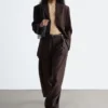 Giacca blazer affusolata