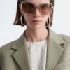 Giacca blazer affusolata