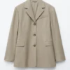 Giacca blazer affusolata