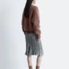 Giacca bomber in maglia di lana
