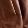 Giacca bomber in pelle