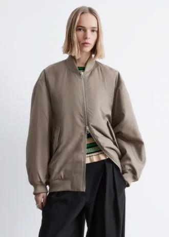 Giacca bomber lunga