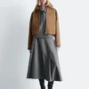 Giacca corta in twill