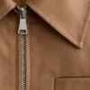 Giacca corta in twill