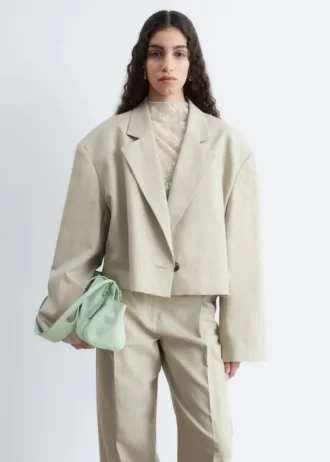 Giacca corta oversize Blazer