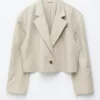Giacca corta oversize Blazer