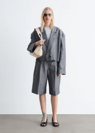 Giacca corta oversize Blazer