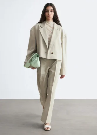 Giacca corta oversize Blazer