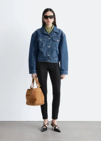 Giacca in denim corta