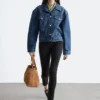 Giacca in denim corta