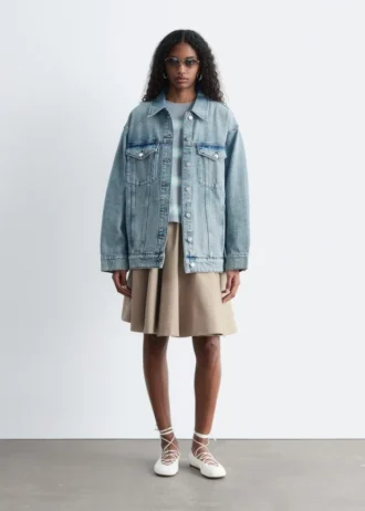 Giacca in denim oversize
