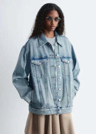 Giacca in denim oversize