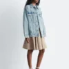 Giacca in denim oversize