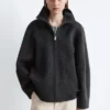 Giacca in lana con zip